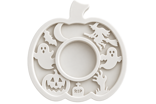 Bougeoir Citrouille d'Halloween