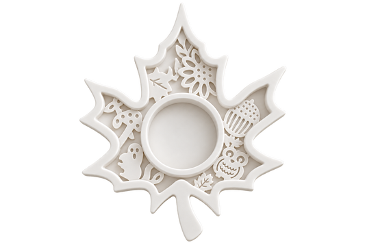 Bougeoir Feuille d'Automne